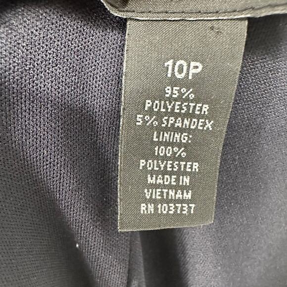 INC Int'l Concepts Navy Brown Lotus Knee-Length Shift Dress 10P - Picture 7 of 7